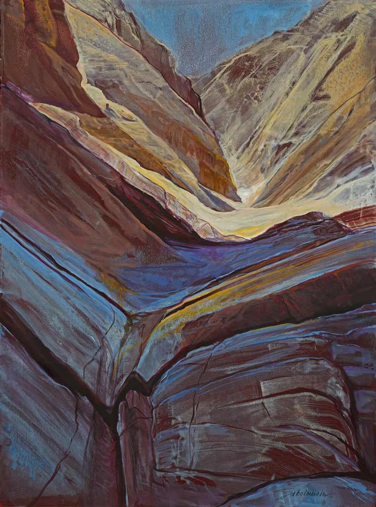 Death Valley monotype